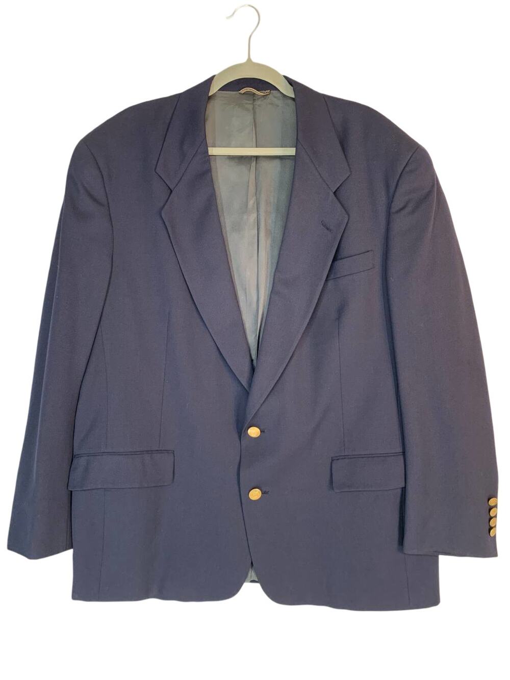 Christian Dior Monsieur Navy Blue 50 Blazer Jacket Paris Suit Sport Coat